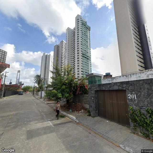 Imagem estática do "Street View" da localização