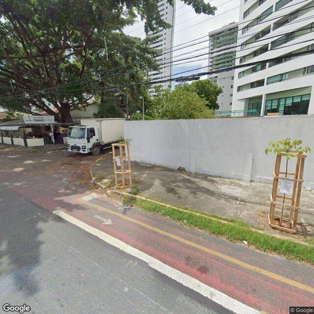 Imagem estática do "Street View" da localização