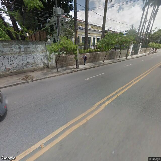 Imagem estática do "Street View" da localização