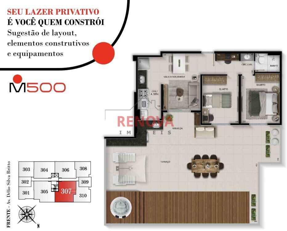 Apartamento à venda com 1 quarto, 35m² - Foto 13