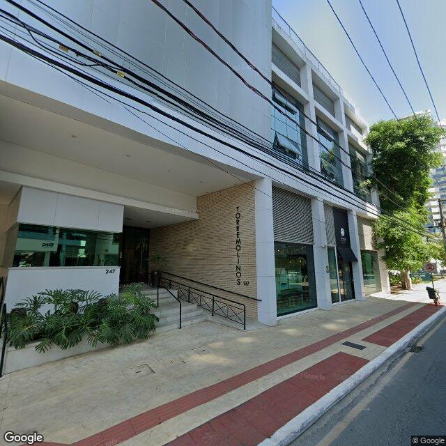 Imagem estática do "Street View" da localização