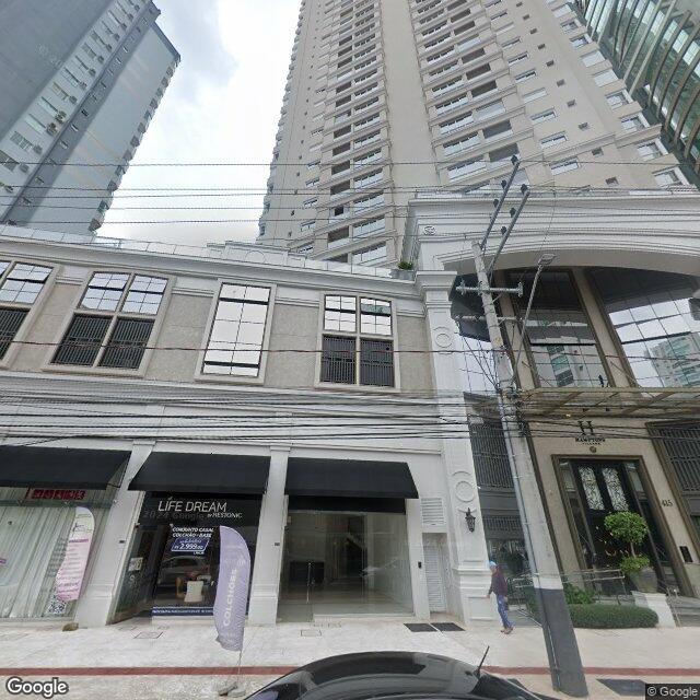 Imagem estática do "Street View" da localização