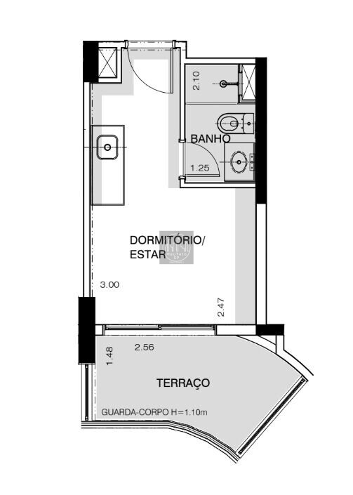 Apartamento à venda, 23m² - Foto 13