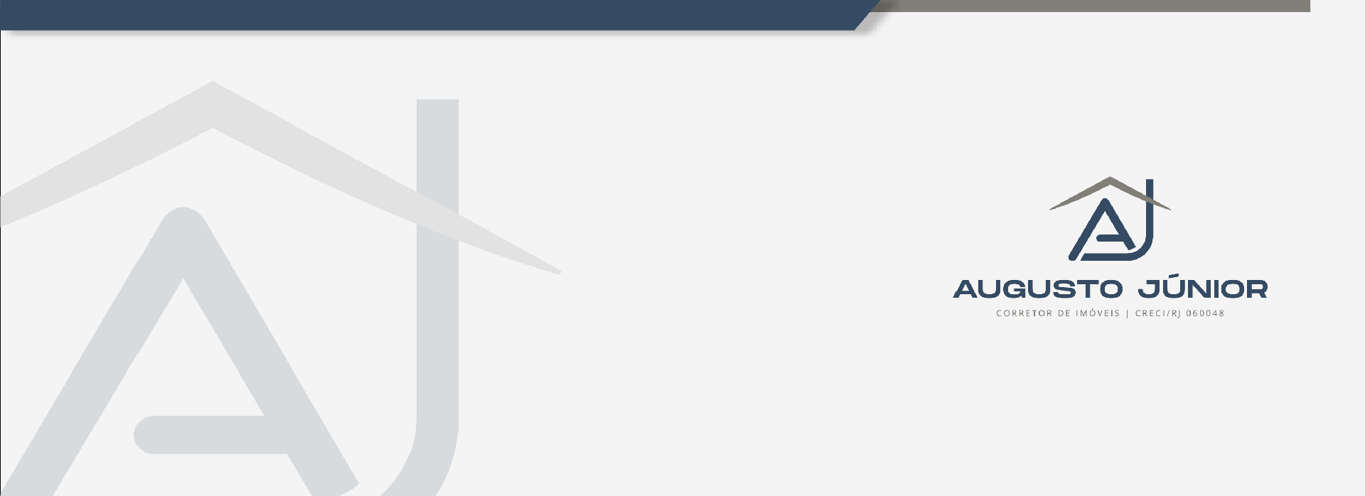 AUGUSTO JUNIOR - Corretor de Imoveis  -  CRECI-RJ 060048-F