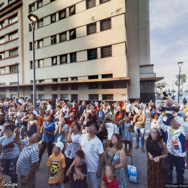 Imagem estática do "Street View" da localização