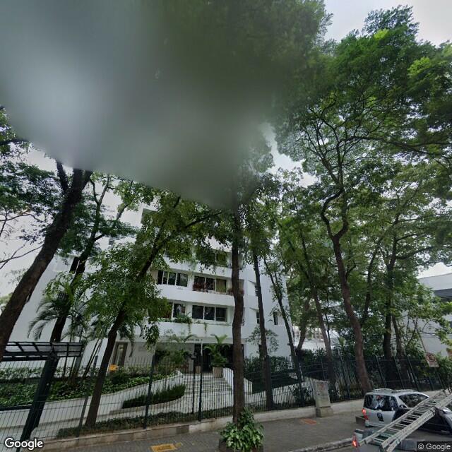 Imagem estática do "Street View" da localização