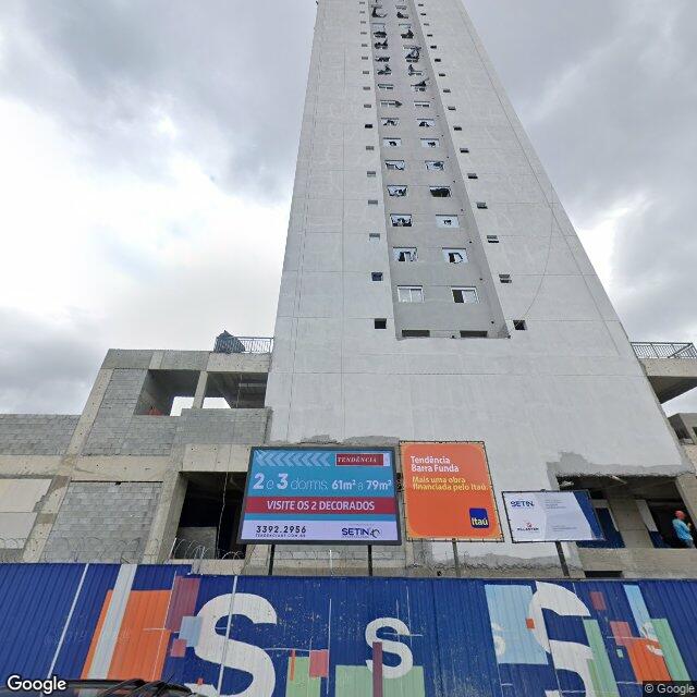 Imagem estática do "Street View" da localização