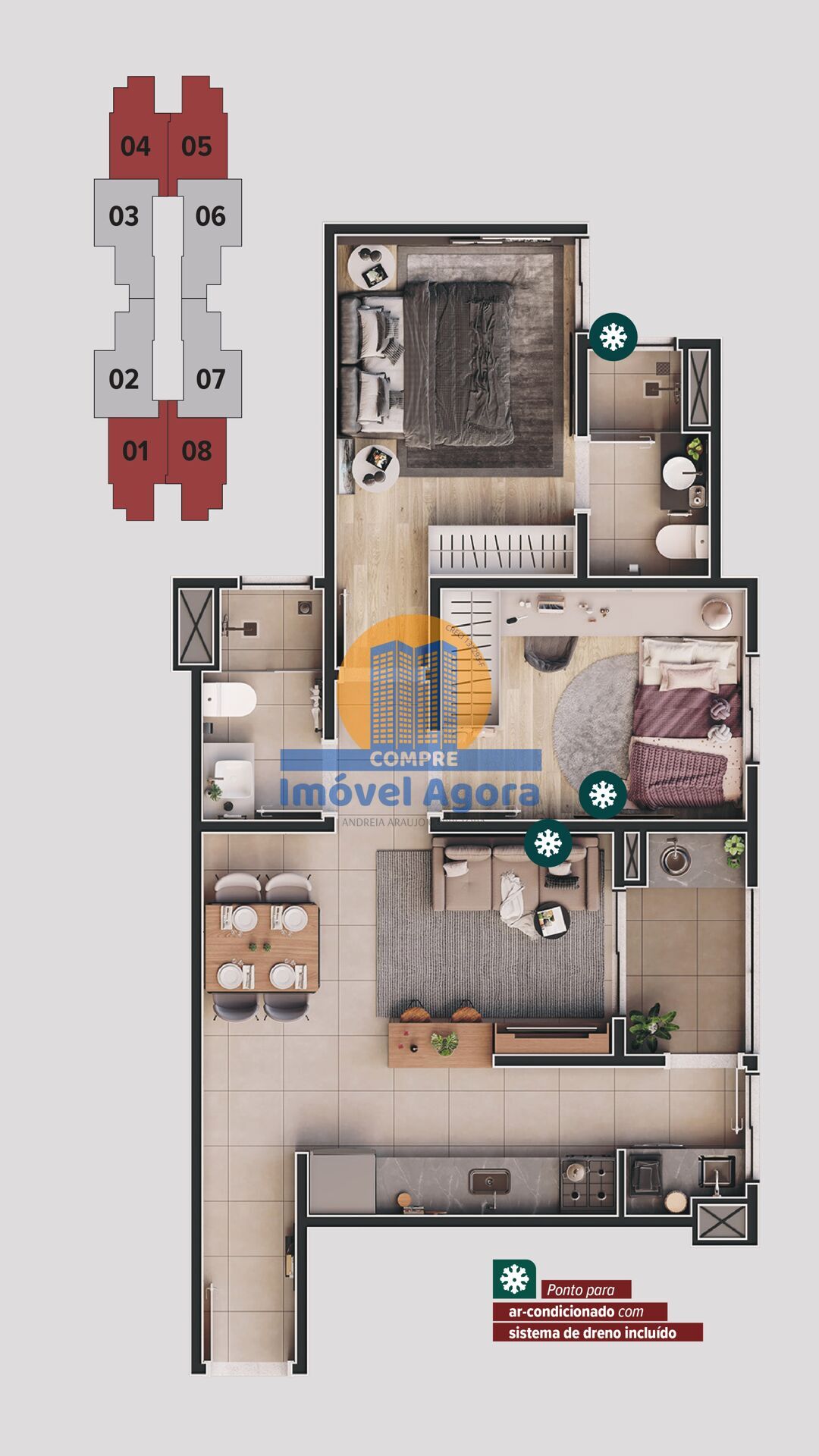 Apartamento, 2 quartos, 59 m² - Foto 18