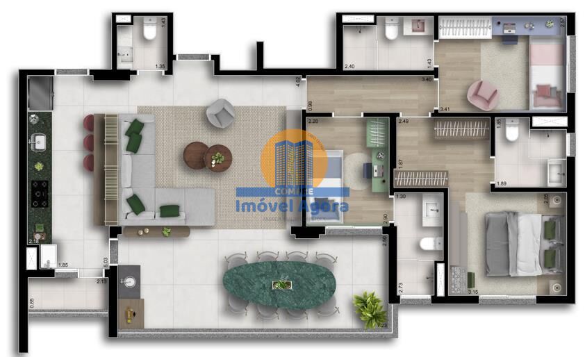 Apartamento, 3 quartos, 108 m² - Foto 36