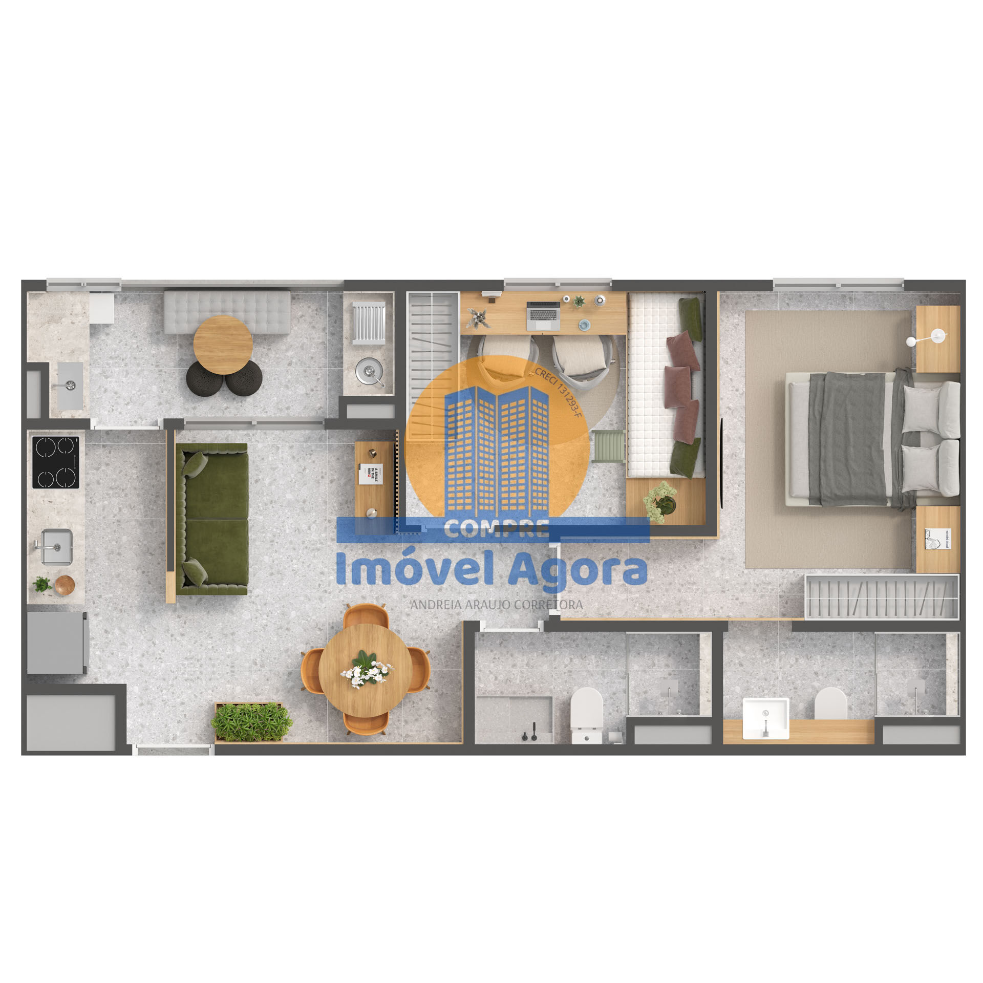 Apartamento à venda com 2 quartos, 47m² - Foto 14