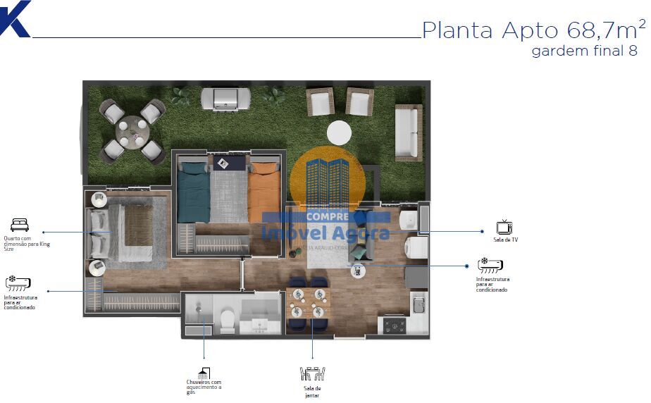 Apartamento, 2 quartos, 44 m² - Foto 16