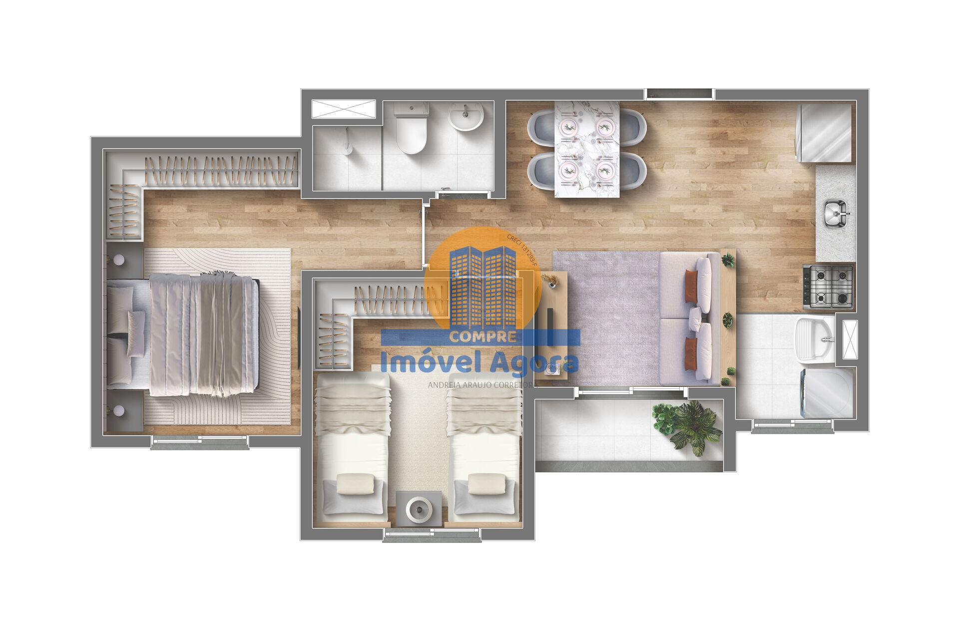 Apartamento, 2 quartos, 44 m² - Foto 24