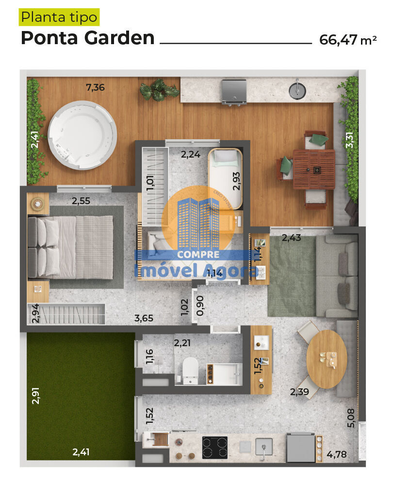 Apartamento, 2 quartos, 39 m² - Foto 15
