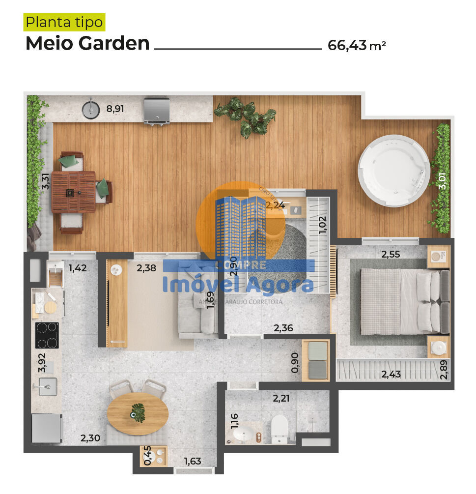 Apartamento, 2 quartos, 39 m² - Foto 11