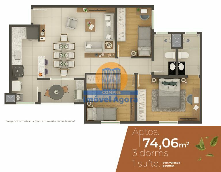 Apartamento, 2 quartos, 65 m² - Foto 8