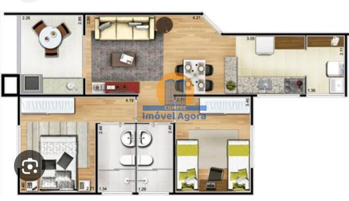 Apartamento, 2 quartos, 67 m² - Foto 11