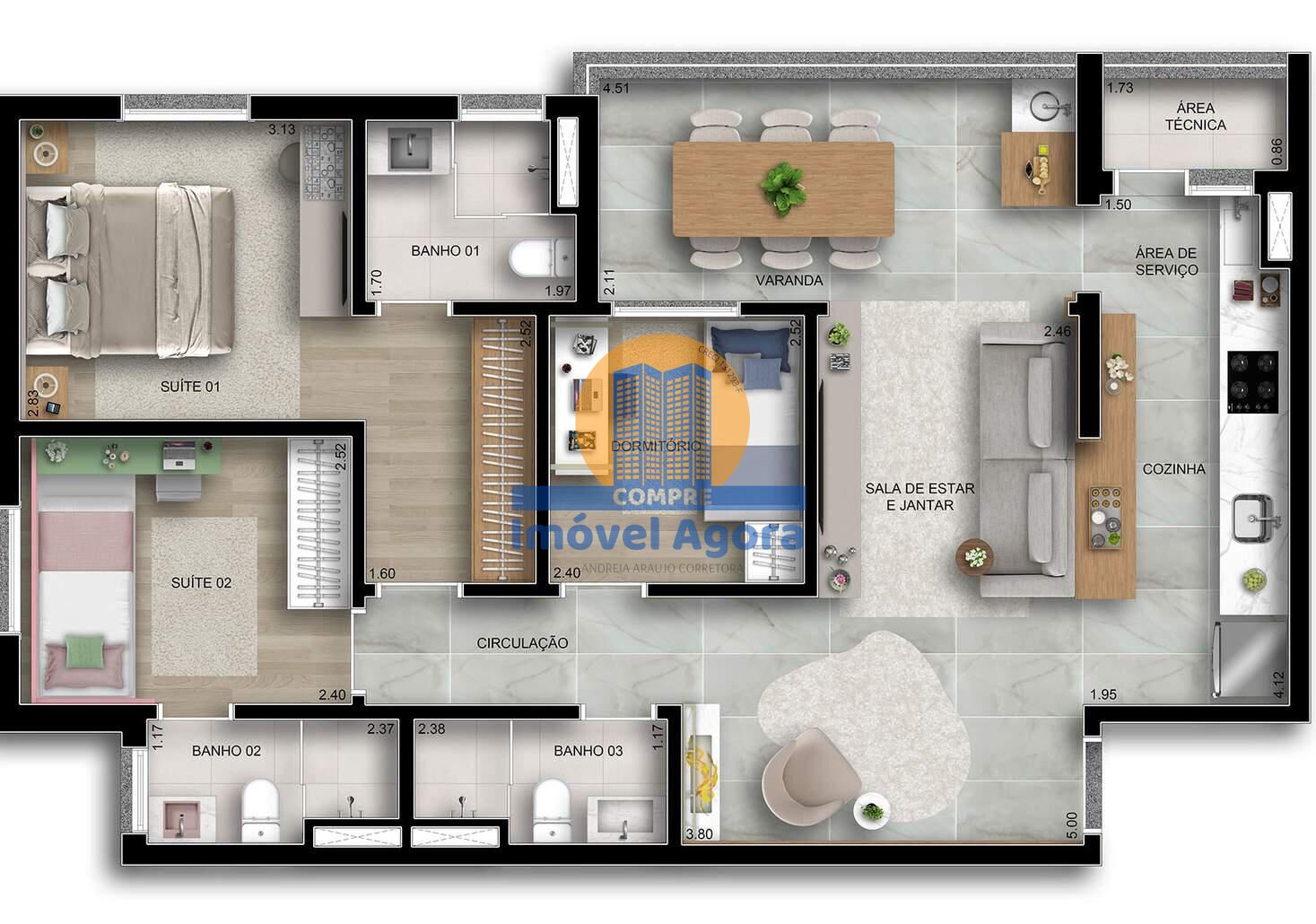 Apartamento, 2 quartos, 69 m² - Foto 28