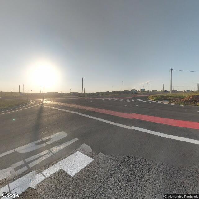 Imagem estática do "Street View" da localização