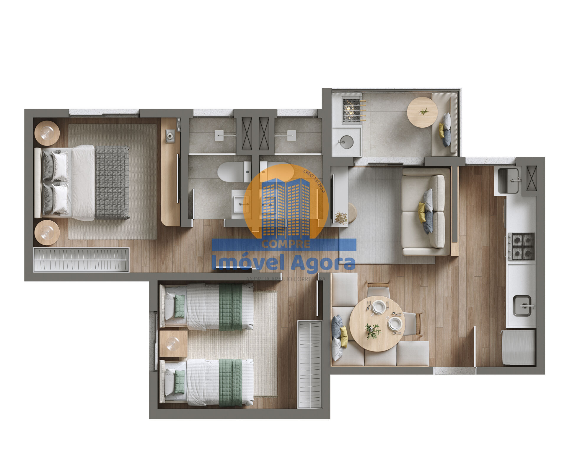 Apartamento, 2 quartos, 50 m² - Foto 22