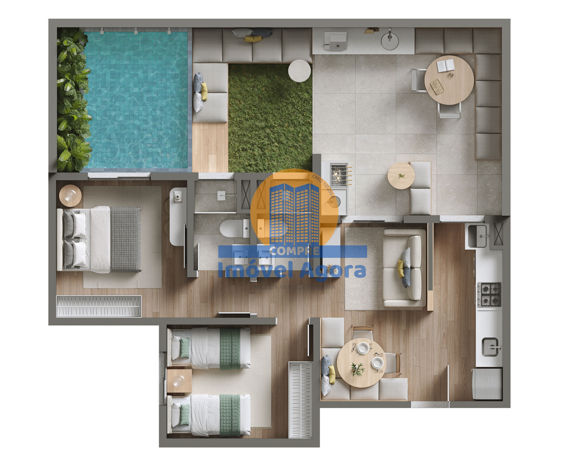 Apartamento, 2 quartos, 50 m² - Foto 23