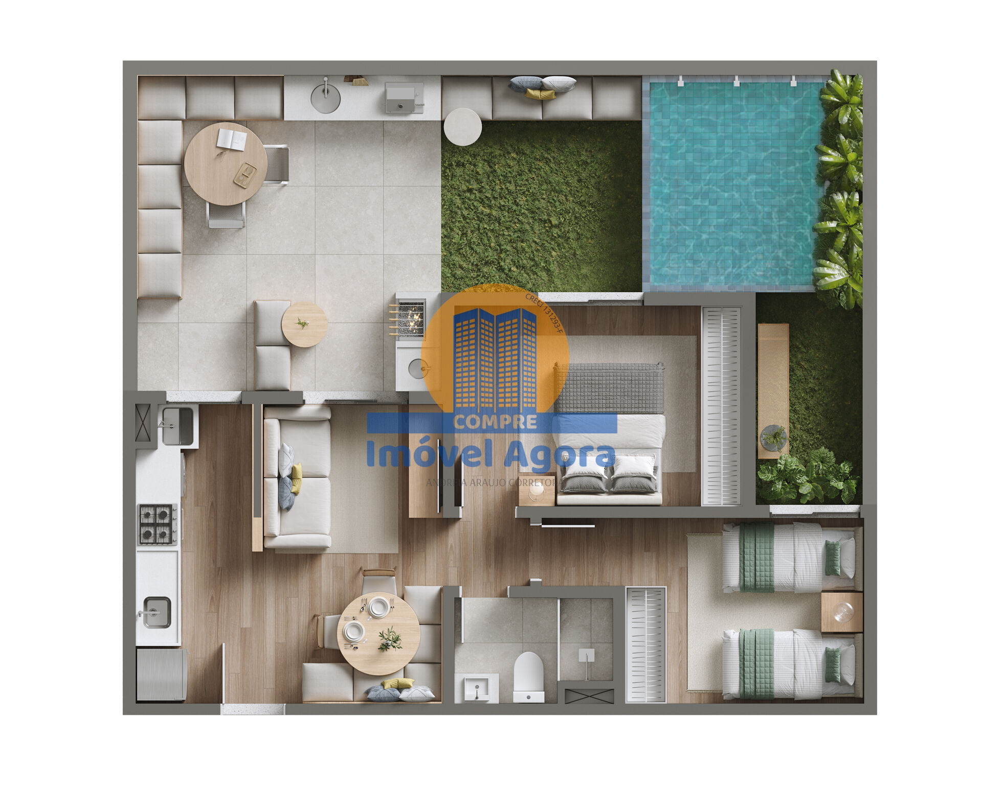 Apartamento, 2 quartos, 50 m² - Foto 24