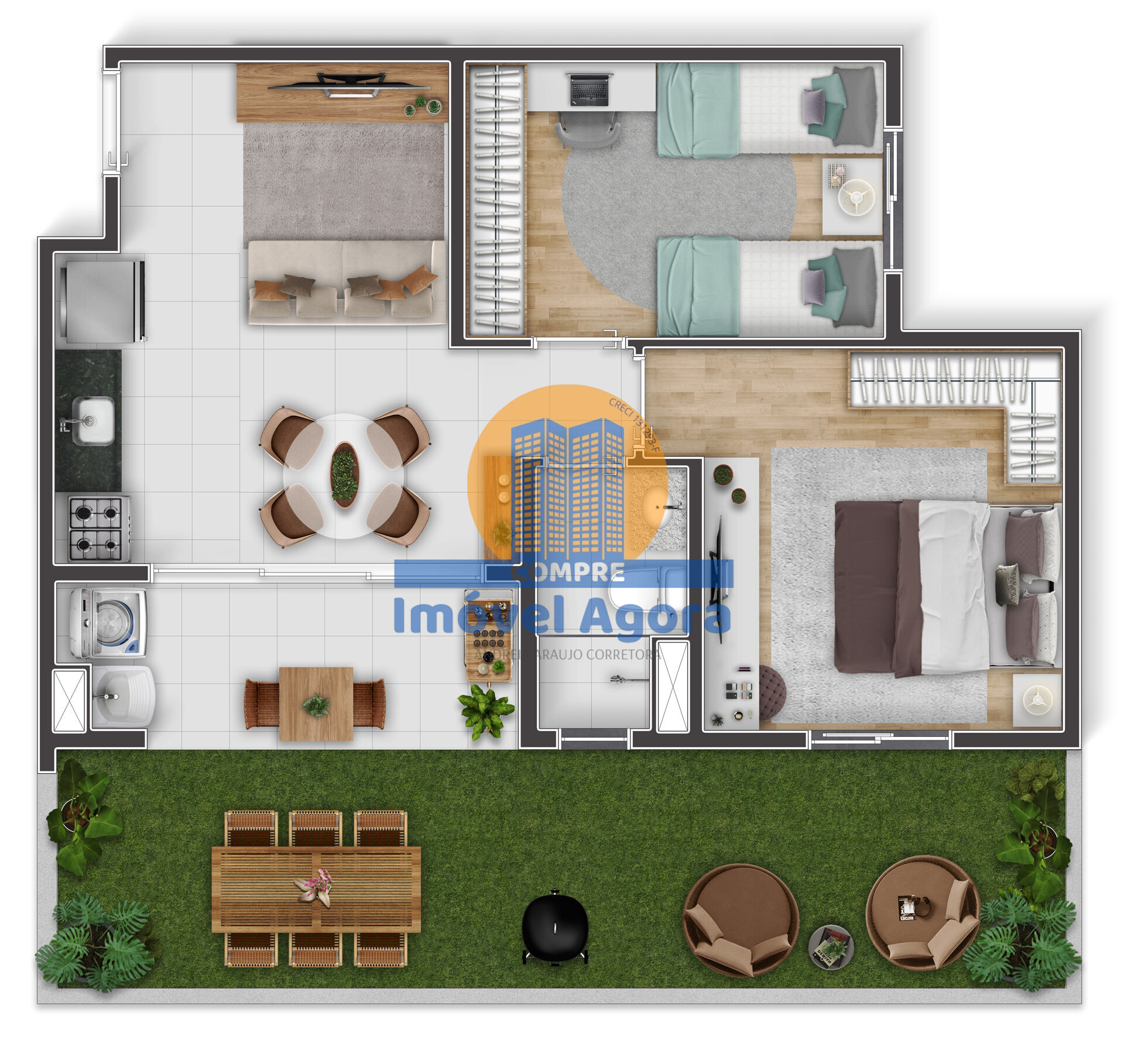 Apartamento, 2 quartos, 46 m² - Foto 15