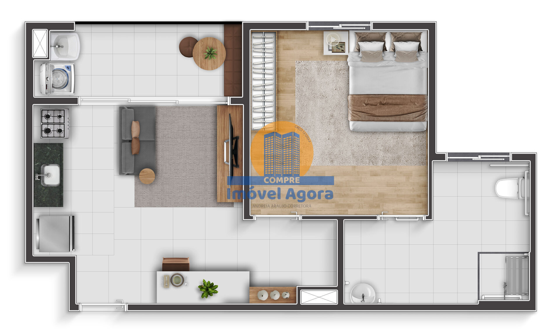 Apartamento, 2 quartos, 46 m² - Foto 14