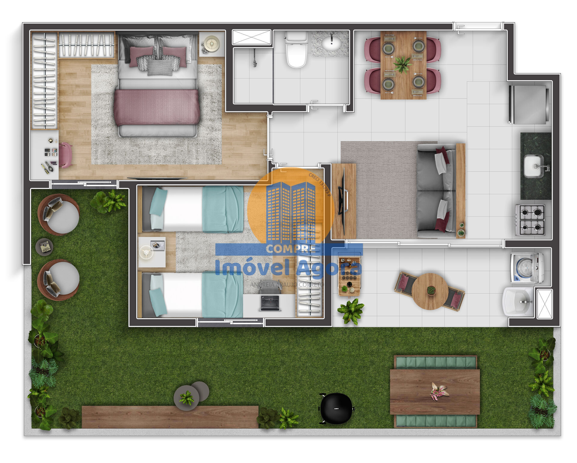 Apartamento, 2 quartos, 46 m² - Foto 12