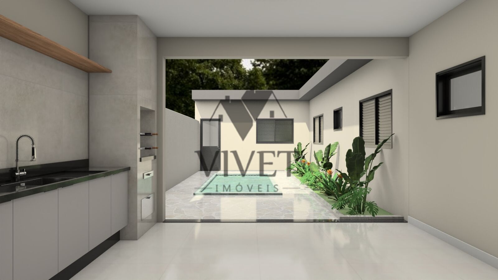 Casa de Condomínio, 3 quartos - Foto 4