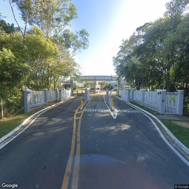 Imagem estática do "Street View" da localização