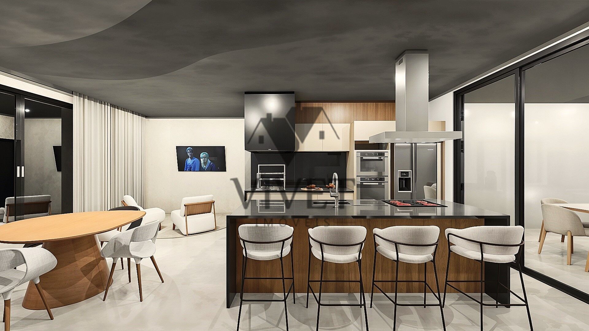 Casa de Condomínio, 4 quartos - Foto 5