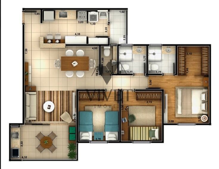 Apartamento, 3 quartos, 103 m² - Foto 23