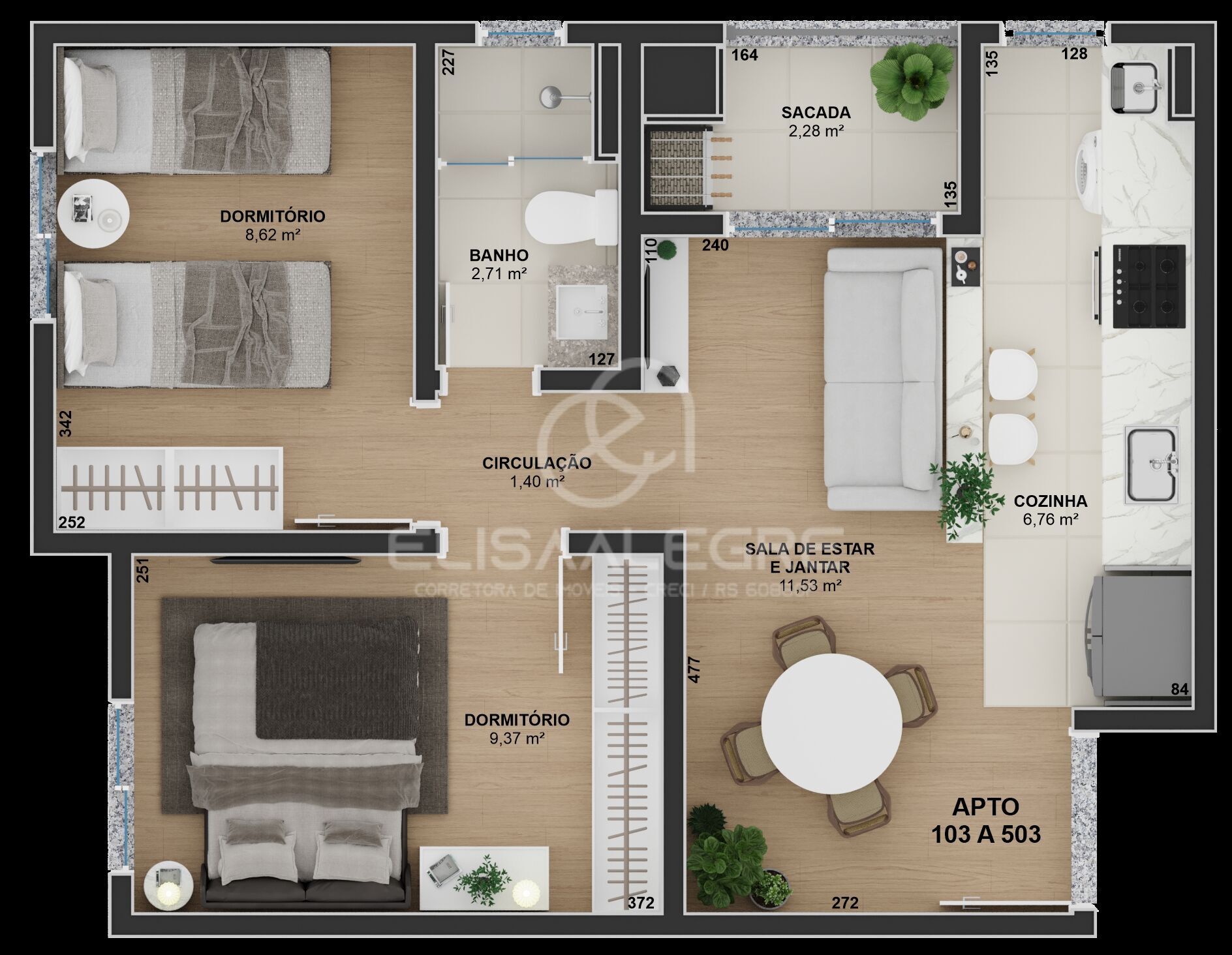 Apartamento à venda com 2 quartos, 50m² - Foto 7