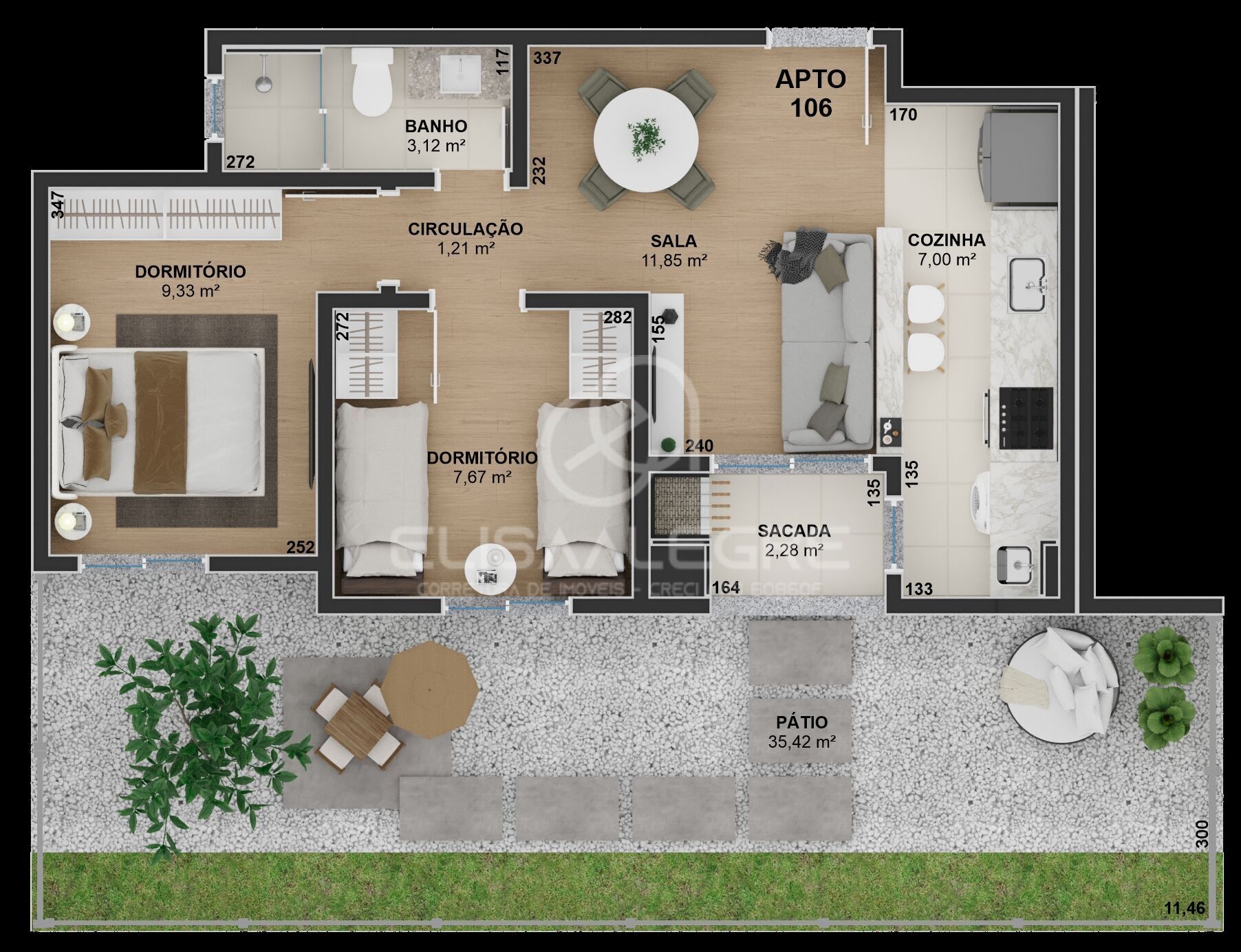 Apartamento à venda com 2 quartos, 50m² - Foto 5