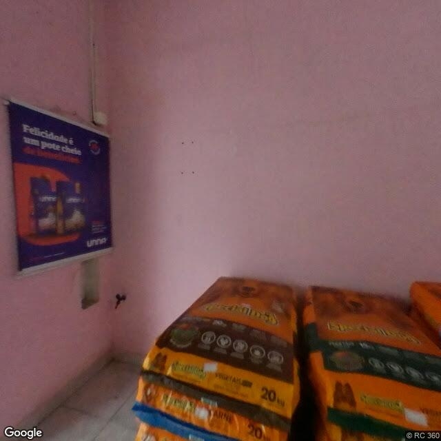 Imagem estática do "Street View" da localização