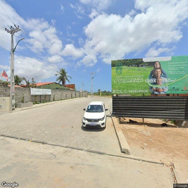 Imagem estática do "Street View" da localização