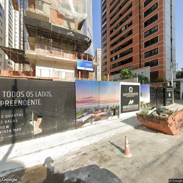 Imagem estática do "Street View" da localização