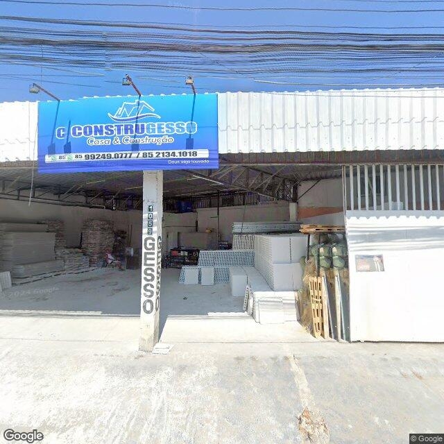 Imagem estática do "Street View" da localização