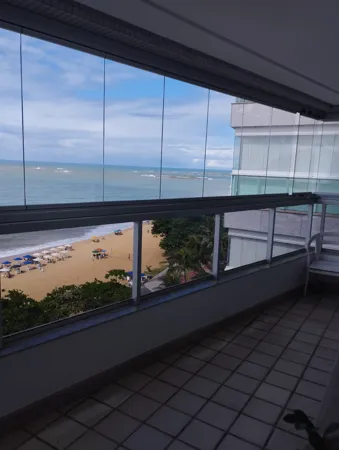 Fachada de Apartamento frente mar, 280m², 4 quartos 2 suítes, 2 vagas, lazer, Praia da Costa em Praia da Costa, Vila Velha