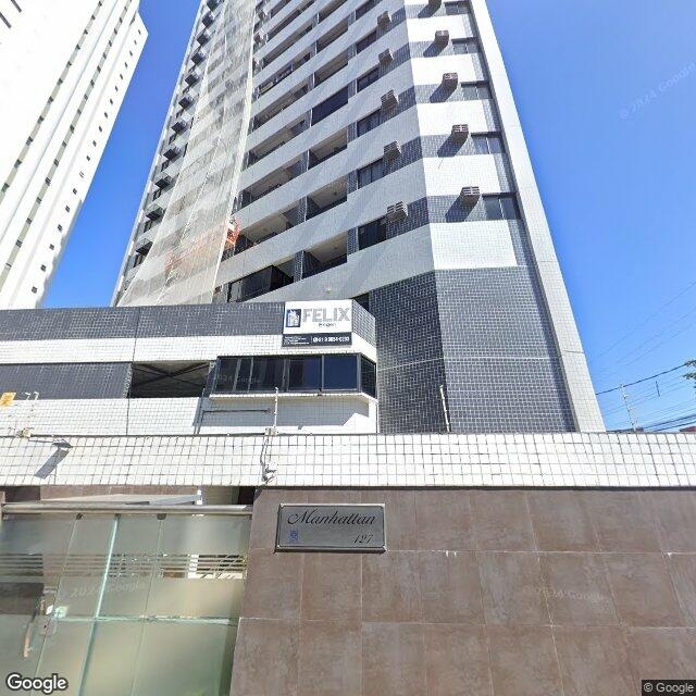 Imagem estática do "Street View" da localização