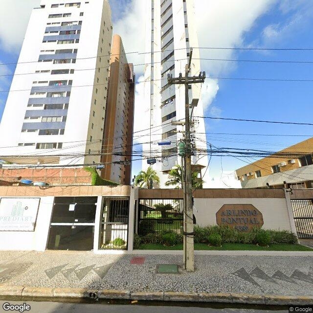 Imagem estática do "Street View" da localização