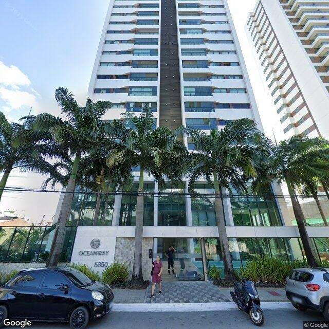 Imagem estática do "Street View" da localização