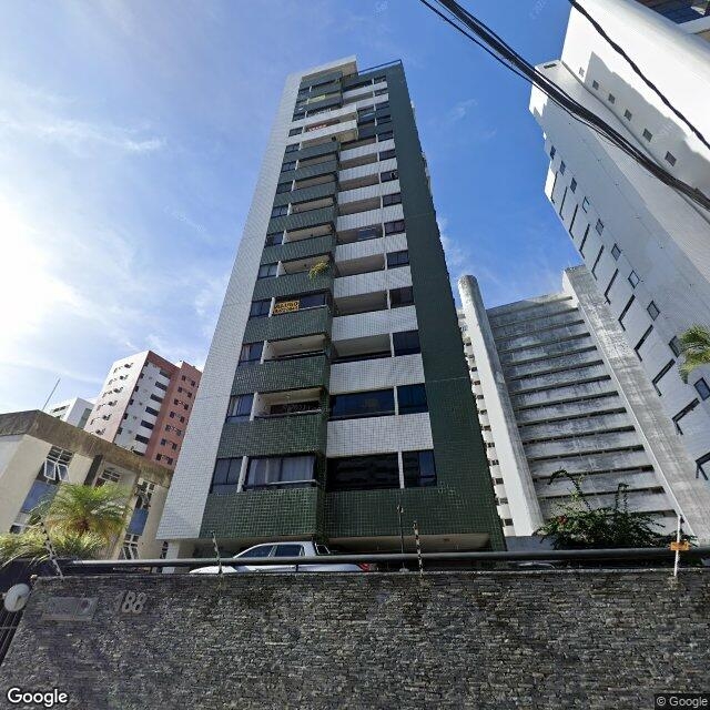 Imagem estática do "Street View" da localização