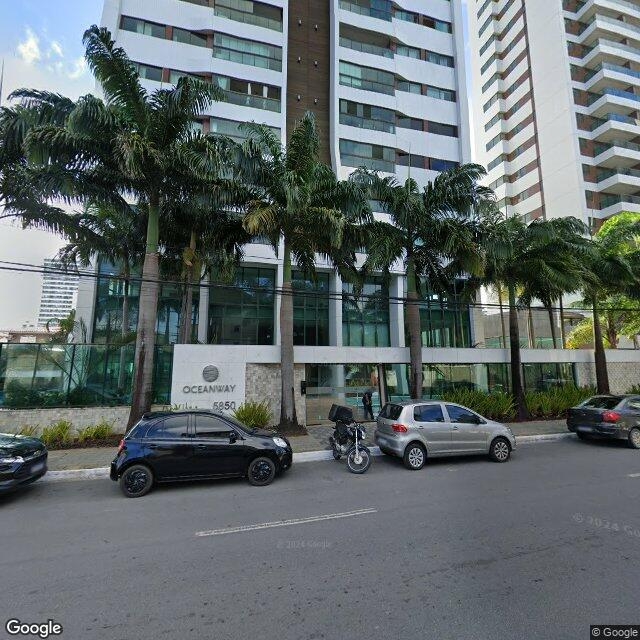 Imagem estática do "Street View" da localização