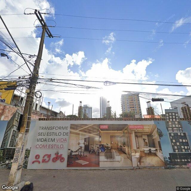 Imagem estática do "Street View" da localização