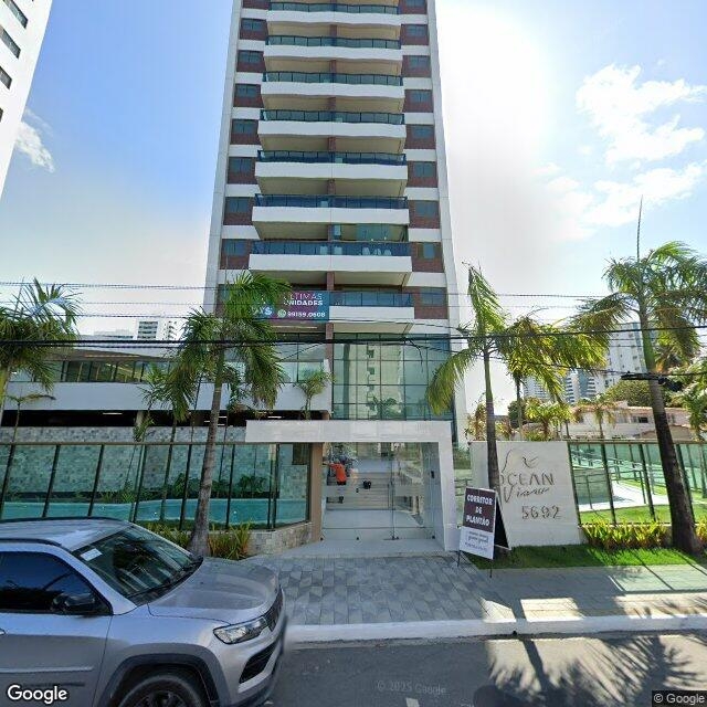 Imagem estática do "Street View" da localização