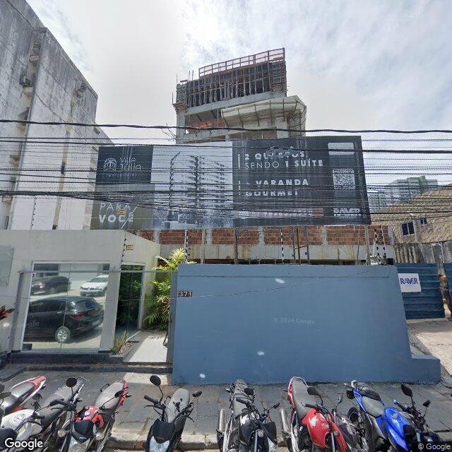 Imagem estática do "Street View" da localização