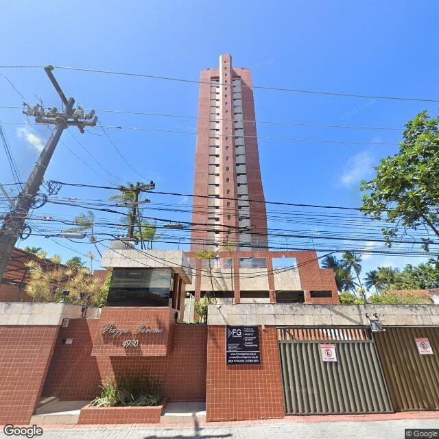 Imagem estática do "Street View" da localização