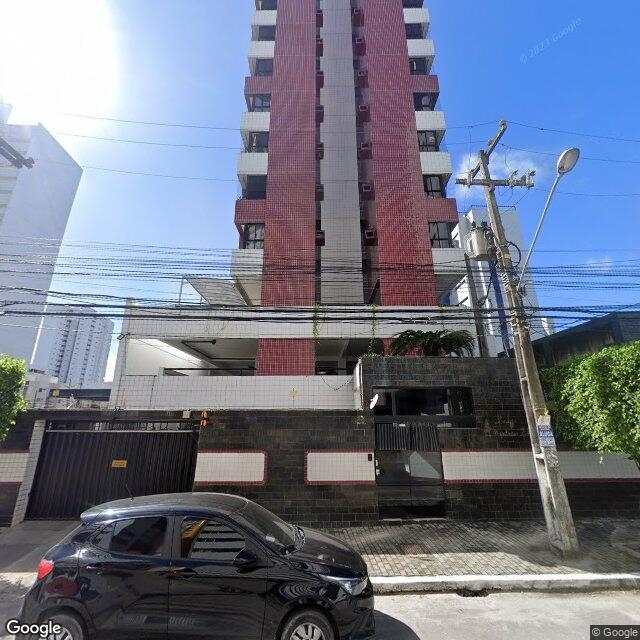 Imagem estática do "Street View" da localização