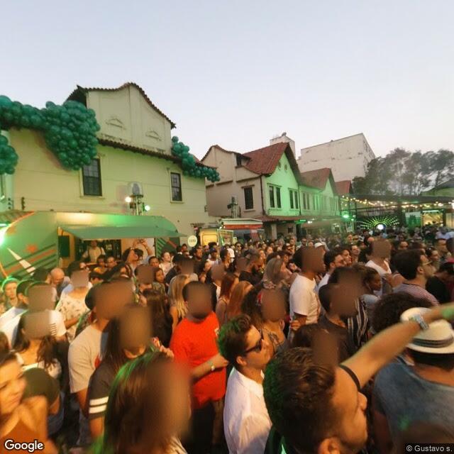 Imagem estática do "Street View" da localização